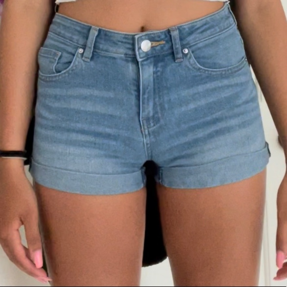 Denim shorts